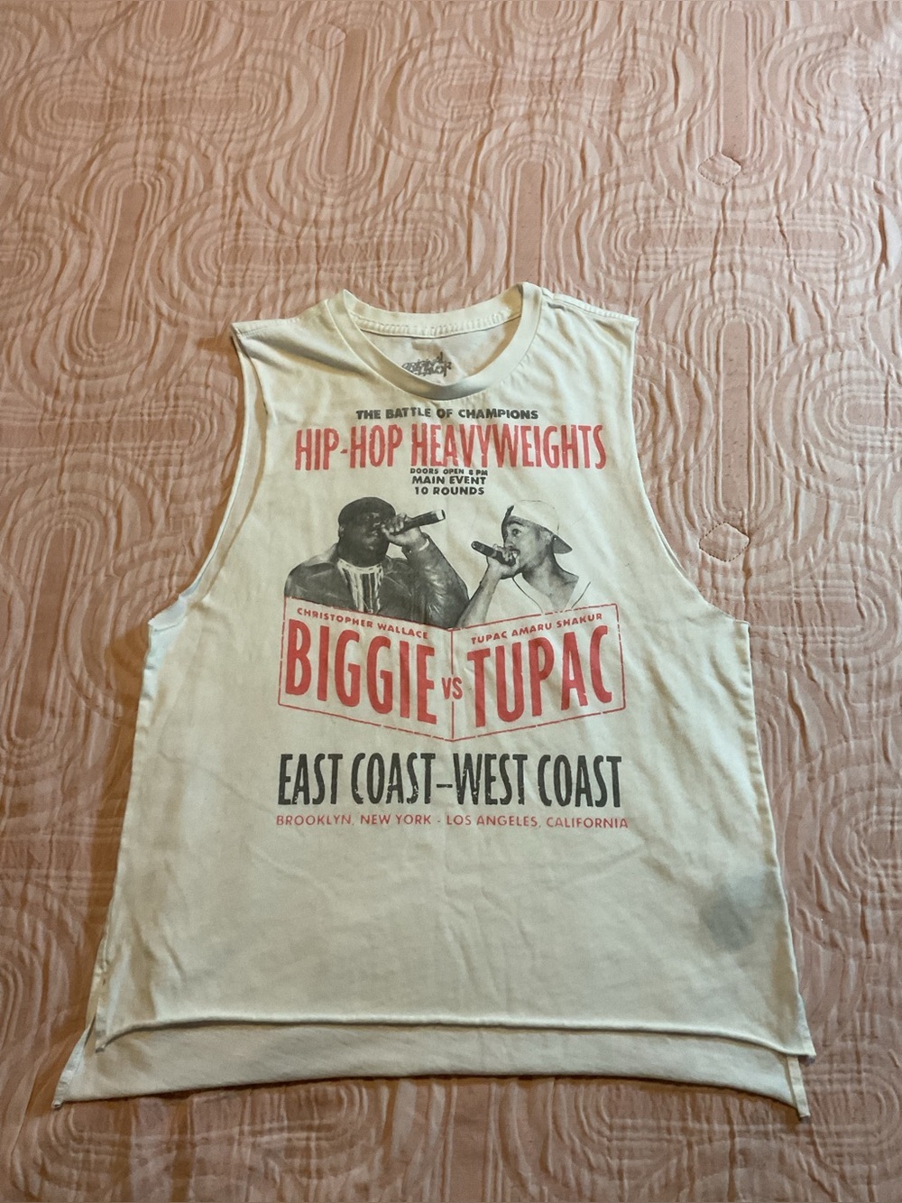 Hip Hop Heavy Weights Biggie & 2Pac Muscle T